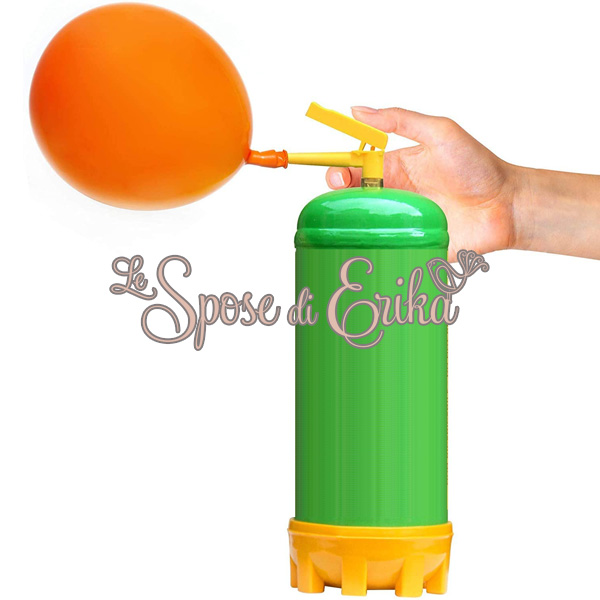 bombola gas elio da 2,2 litri + 30 palloncini multicolor