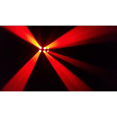 LUCE STROBO DA DISCOTECA FARO LASER EFFETTI LUCI VERDE ROSSA RITMO MUSICA